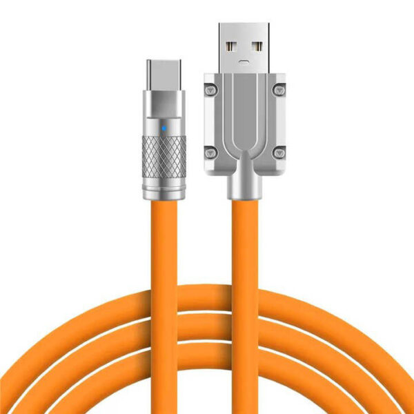 کابل USB-A به USB-C پاورمکس مدل SUPER CABLE طول ۱ متر