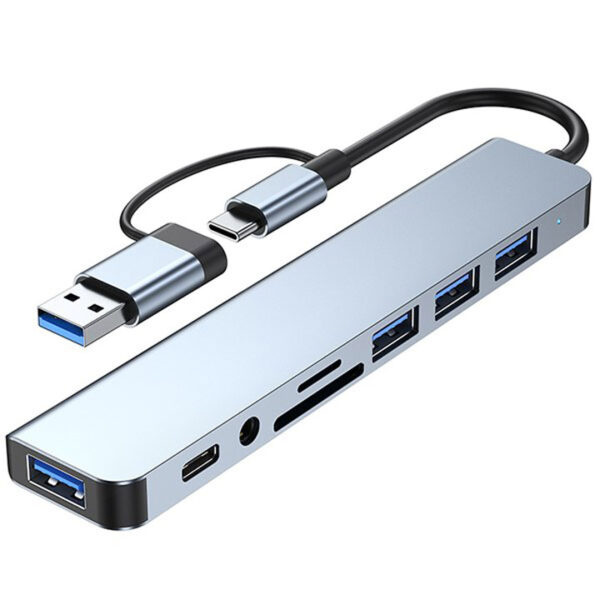 هاب 8 پورت USB-C مدل BC1.2